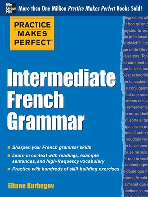 cover image of Intermediate French Grammar